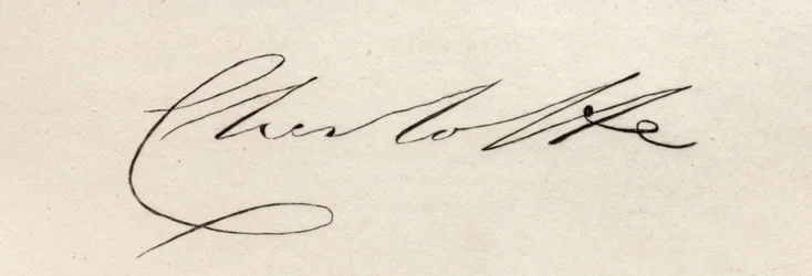 Unterschrift von Prinzessin Charlotte Augusta von Wales (1796-1817)